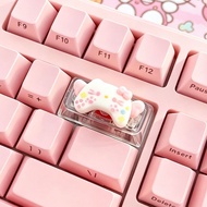 Mechanical keycap game controller transparent Hello Kitty keycap 2u Backspace key 1.75u Case customi