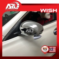 Toyota Wish AE20  2009 - 2025 Side Mirror Chrome Cover Side Rearview Mirror Wing Cover Trim ARL Moto