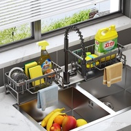 Storage Rack Kitchen Sink Household Draining Rack Basket Countertop Multi-Functional Sponge Rack Detergent Storage Fanta