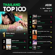 MP3 JOOX Thailand Top 100 (ไทย-สากล) 1 สิงหาคม 2565 * CD-MP3  USB-MP3*