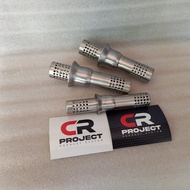 Db killer exhaust sound dampener racing exhaust universal inlet 50/51mm 38mm sound dampener 50% easy