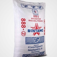 BINTANG 1 KARUNG 50 kg  HI PRO VITE CP PRIMA 888 SINKING TENGGELAM PELET CPP PAKAN IKAN MAS BANDENG 