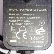 ready stock Adaptor DC Original 9V 0.85A TPLink for Adapter Router MR100 MR6400 murah