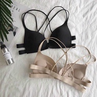 Cool Thin Padded Rimless Thin Strap Bra for Summer x1C