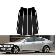 For Lexus GS GS300 GS350 GS430 2006-2011 B C Pillar Stickers Window Door Column Trim Cover Decoratio