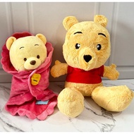 Plushie Pooh Doll BIG Feet Series Disney Store & Pooh Disney Baby Swaddle