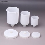 [O3VF] 125/250/600ml Plastic Gravity Spray Paint Cup Pot with Thread Connector for Spray Gun