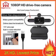F11 PRO WEBCAM 2K FULL HD WEB CAM LED CAMERA COMPUTER RINGLIGHT COMPUTER Ring LIGHT MICROPHONE