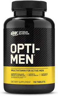 Optimum Nutrition Opti-Men Vitamin C Zinc and Vitamin D E B12  Multi Vitamin 90 Tablets วิตามินรวมสำ