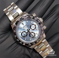 職人製手錶！品控No.1 Seiko mod watch Ice Blue 冰藍色 Daytona