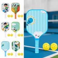 Cartoon Children's Pickleball Set Colorful Lightweight Kid's Pickleball Set Pickleball Training Dura