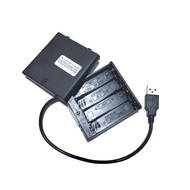 DANXQ USB Male Socket 4 AA 4AA Battery Charger Case Box Holder Output 4.8 Volt Or 6 Volt with On Off