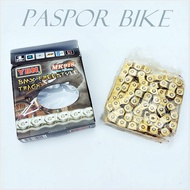 YBN MK918 Single Speed Half Link Gold BMX Fixie Etc. Chain