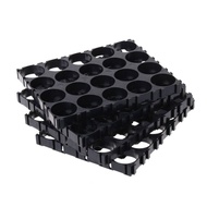 4x Black 18650 Battery 4x5 Cell Spacer Radiating Shell Pack Plastic Heat Holder