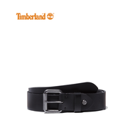 Timberland Mens Leather Tree Logo Belt 38mm (Black)