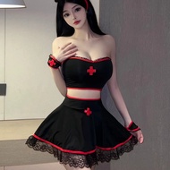 New - Luckymm - Sexy Lingerie Nurse Outfit Set Adult Female Nurse Cosplay Outfit/ Costume/
