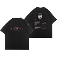 Fiego BLACKPINK DEADLINE TOUR ST | Premium Oversize T-Shirt | Oversize T-Shirt