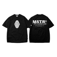 [Factory outlet] MSTR CO. - BLING BLING COLLECTION "WATCH" Men T-Shirt (Black) Filipinos own clothin