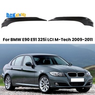 Car Front Bumper Splitter Spoiler Corner Wrap Lower Crash Strip for  E90 E91 325i   2009-2011 Glossy