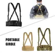 Molle War Battle Belt Tactical Army Military Nylon Airsoft Hunting Bag Carrier