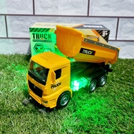 Diecast Mobil Dump Truck Pasir Alloy - Miniatur Truk Monster Tambang