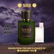 SHE by SHOCK Perfumes - Eau De Parfum EDP Extrait for Women Premium Oil-Based Perfume Her