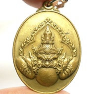 PHRA RAHU OM JUN MOON EATER ECLIPSE REAL POWERFUL YANT WEALTH RICH MONEY LP OLD THAI BUDDHA AMULET PENDANT MAGIC