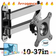 ARROGANCED Computer Bracket, Wall Mount Rotatable LCD Monitor Bracket, Universal Sturdy 10-37in Exte