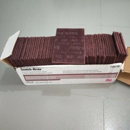 3m 7447B Scotch Brite Maroon 6 x 9 inch 7447 B