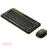 24.羅技 MK240 Nano無線鍵盤滑鼠組合-黑黃