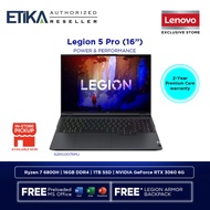 Lenovo Legion 5 Pro 82RG007RMJ Gaming Laptop | AMD Ryzen 7 6800H, 16GB, 1TB, RTX 3060, 16" WQXGA 165Hz, W11 | 16ARH7H