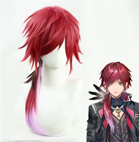 Cosplay NIJISANJI Lauren Iroas VTuber Wig Anime Party Prop Synthetic Heat-Resistant Wig
