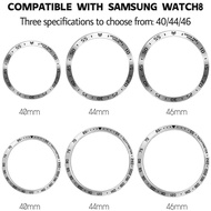 Metal Bezel Ring Case For Samsung Galaxy Watch 8 40mm 44mm / 8 Classic 46mm Stainless Steel Bezel Sc