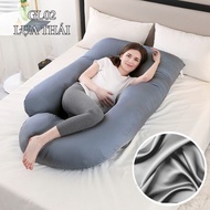 Genuine Zcare G-shaped pregnancy pillow made of soft, cool and luxurious Thai Silk fabric (1.65*0.82