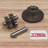 16t:60t 16t:16t gear double connecting gear nozomi starter transmission gear starter set dynamo 11t 