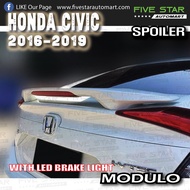 Honda Civic FC 2016 Modulo Spoiler With LED Brake Light
