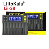 LiitoKala Lii-S8/S12 Battery Charger Li-ion 3.7V NiMH 1.2V Li-FePO4 3.2V IMR 3.8V charger for 18650 