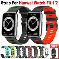 Silicone Strap Bracelet Band Accessories for Huawei Watch Fit 2 / Huawei Watch Fit Special Edition