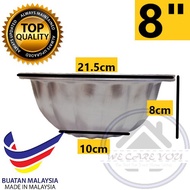 8" Aluminium Pudding Cake Jelly Mold Fluted Jelly Mould Coronel Jelly Mould Pudding Mould acuan kek 