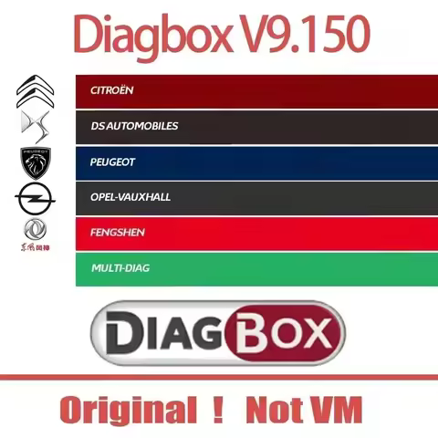 2024 Diagbox V9.150 with crack diagnostic software work with PP2000 programming tool 1995-2022 le-xi