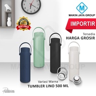 TERMOS 99_Store TUMBLER LINO 500ml stainless steel drinking bottle WANNA Be SCREW Sus 316 HOT WATER 