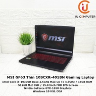 MSI GF63 THIN 10SCXR-401BN INTEL CORE I5-10300H 16GB RAM 512GB M.2 SSD GTX1650 USED LAPTOP REFURBISH