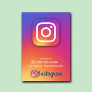 Wall Hanging Room Decoration Youtube Play Button TikToOK Instagramm facebuk