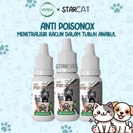SC Venox ANTI POISONOX 10ML Obat Kucing Keracunan Makanan Racun Alergi Tetanus Kejang Luka Hewan