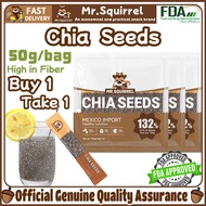 Mr.squirrel Organic Chia seeds 100g/Bag chia seeds slimming black chia seeds