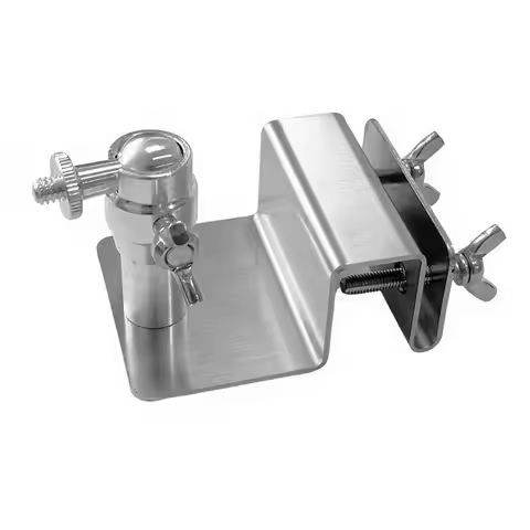 Stainless Steel Adjustable Gutter Mount Bracket for Eufy S220 Cameras and for Arlo Pro Series Solar 