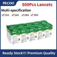 500Pcs Lancet Needles 23G/26/28G/30G Lancets Cupping Therapy,Blood test,Diabetes Disposable for Twis