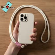 Softcase Macaron + Strap Bonie Samsung A07 - Lanyard Strap Bonie Samsung A07 - Softcase Lanyard Sams