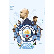 โปสเตอร์ MAN CITY ขนาดA3
