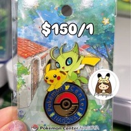 名古屋現場代購- 名古屋Pokemon Centre重開限定系列商品: 比卡超雪拉比徽章Pin